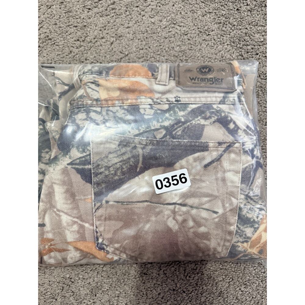 Vtg Wrangler Fusion 3D Forest Camo Jeans Pants Mens 34x32 Double Knee Hunting - Picture 7 of 8